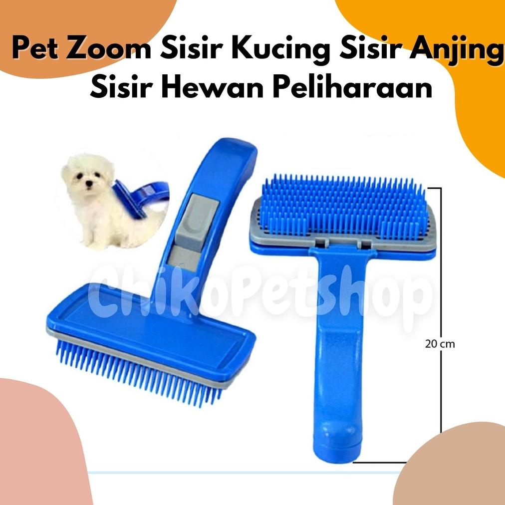 Terbaru Pet Zoom Sisir Kucing Sisir Anjing Sisir Hewan Peliharaan Sisir Anjing & Kucing Pet Brush Pe