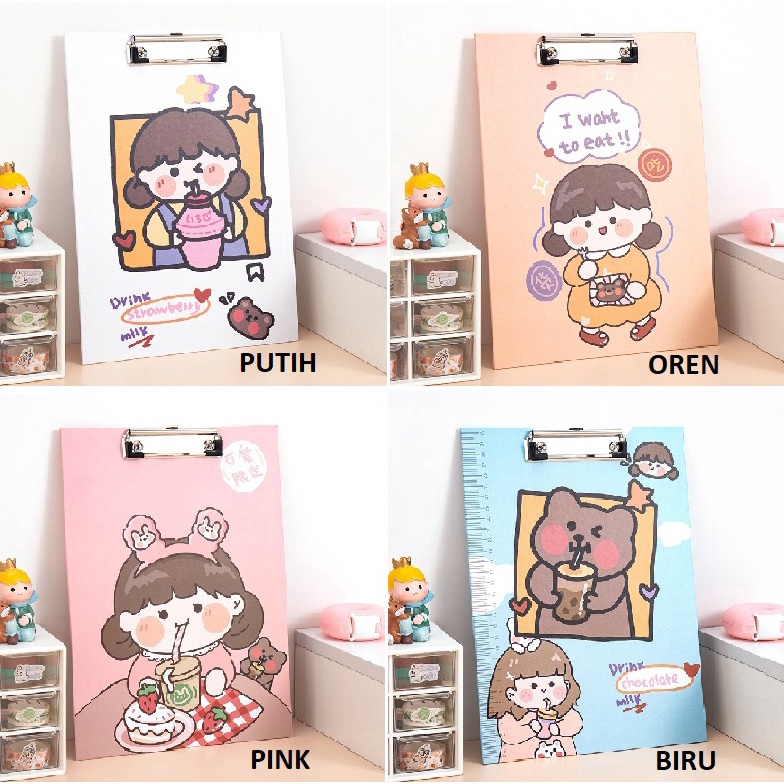 

[PRODUK-YKMN749] Clipboard A4 Papan Jalan Papan Ujian GMALL-ST0102 ➷Readystock