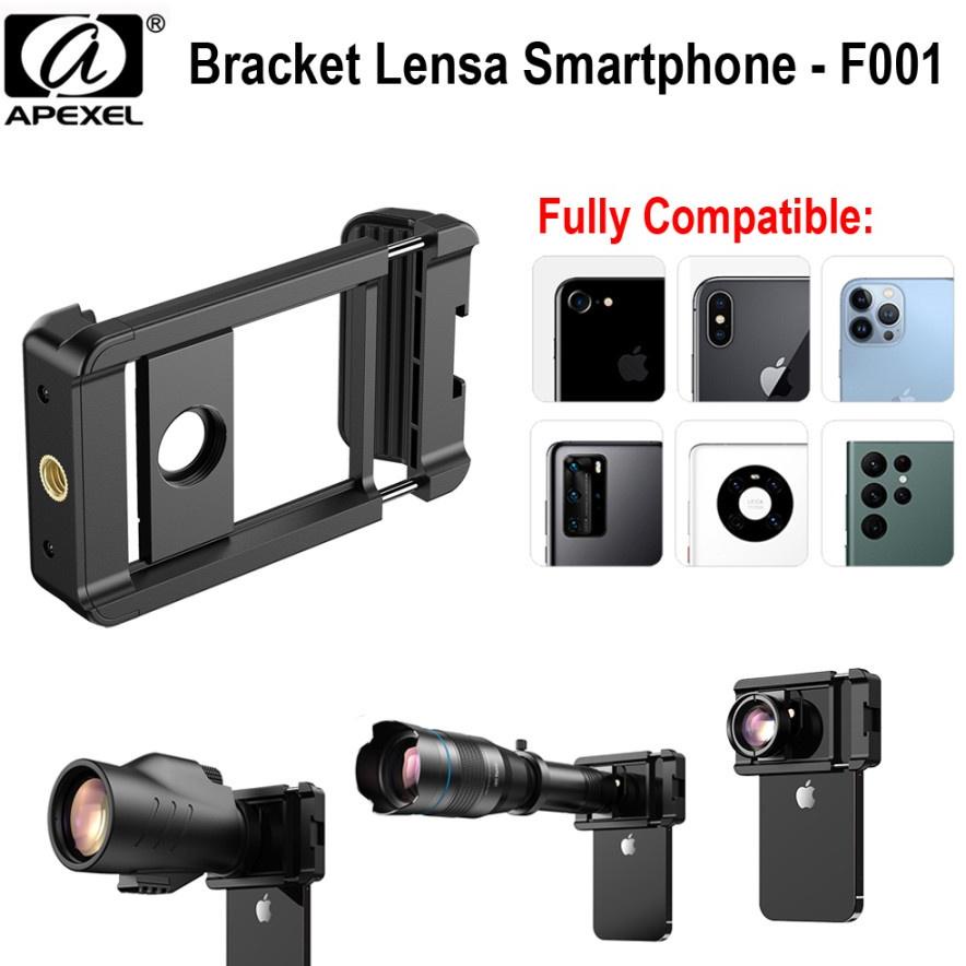 Terbaru Apexel Bracket Adaptor Lensa Smartphone Universal - Apl-F001