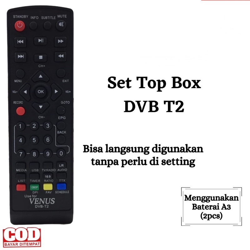 Remot STB / Remot Set Top Box / Remote STB Universal/ Remot STB Multi