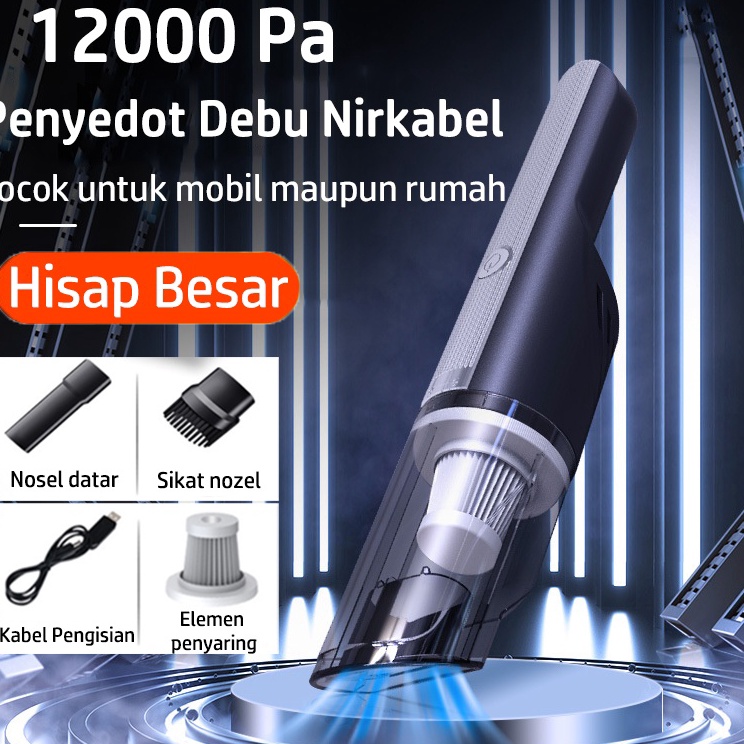 (COD )NEW_PRODUCT Vacum Cleaner Mobil Portable Mini Penyedot Debu Vacum Cleaner Kasur Tanpa Kabel