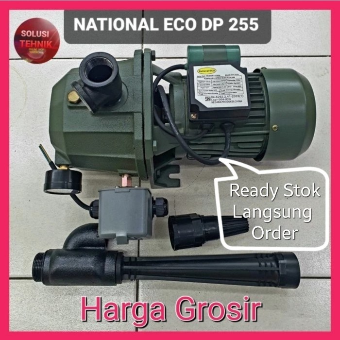 Pompa air Jet Pump National Eco Dp 255 pompa sumur dalam ITALY SNI