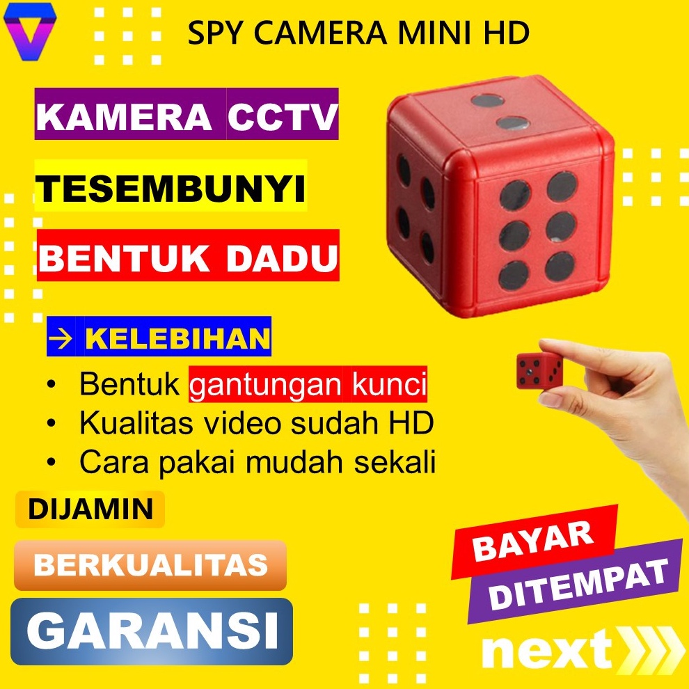 [Art. Q24T] Kamera Pengintai Mini Tanpa Kabel Camera Mini CCTV Kecil Tersembunyi spycam IP Hidden Ca