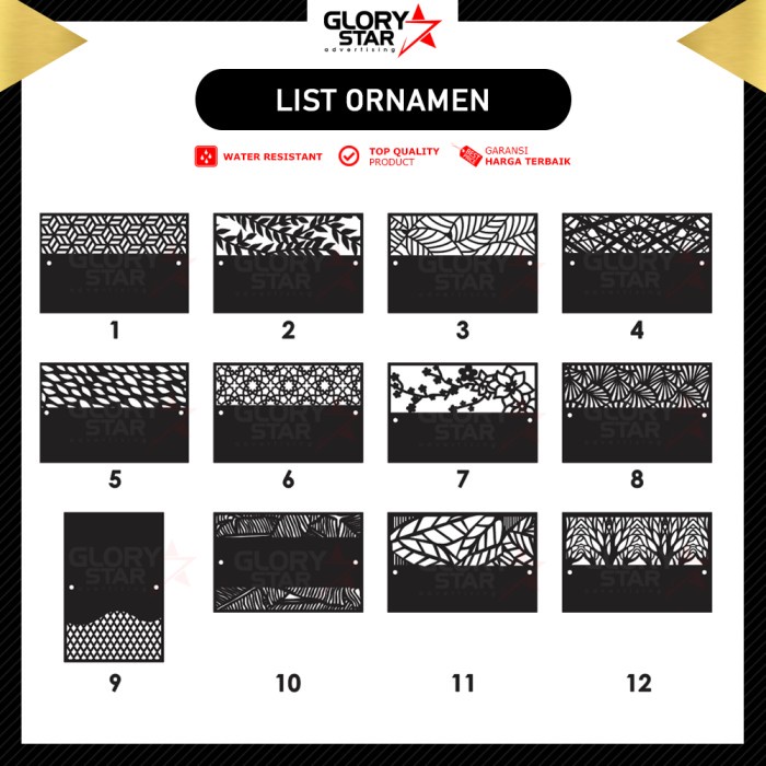 MUST HAVE NOMOR RUMAH TIMBUL STAINLESS & GALVANIL TERLARIS