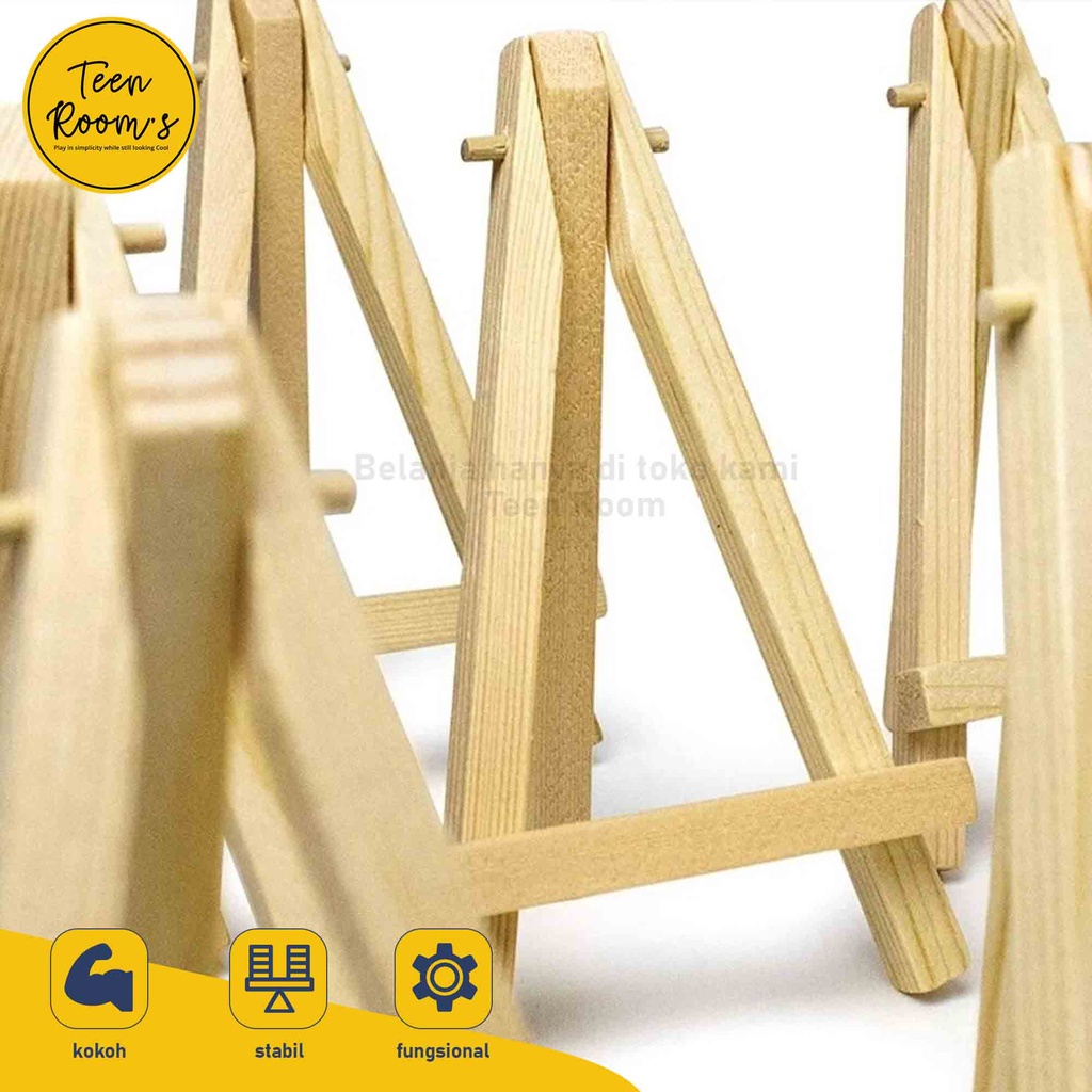 

TEEN ROOM MINI STANDING / EASEL / STAND LUKIS BISA UNTUK LETTER BOARD / AKRILIK / TABLET GADGET