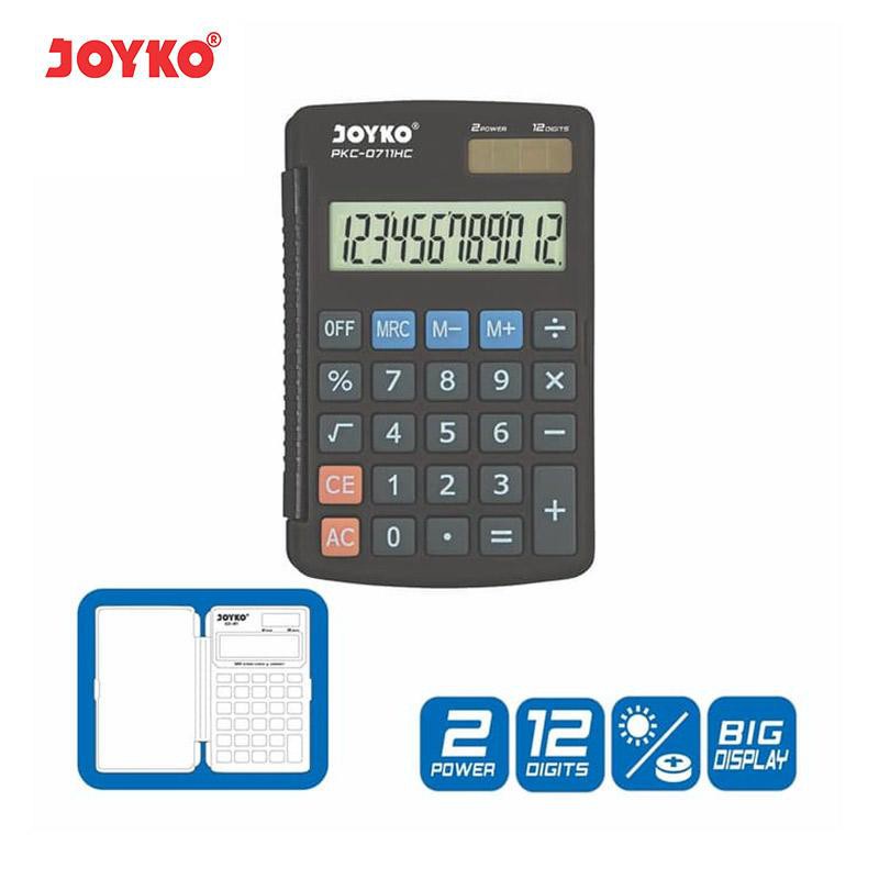 

JOYKO PKC-0711HC CALCULATOR KALKULATOR [12 DIGITS] MURAH