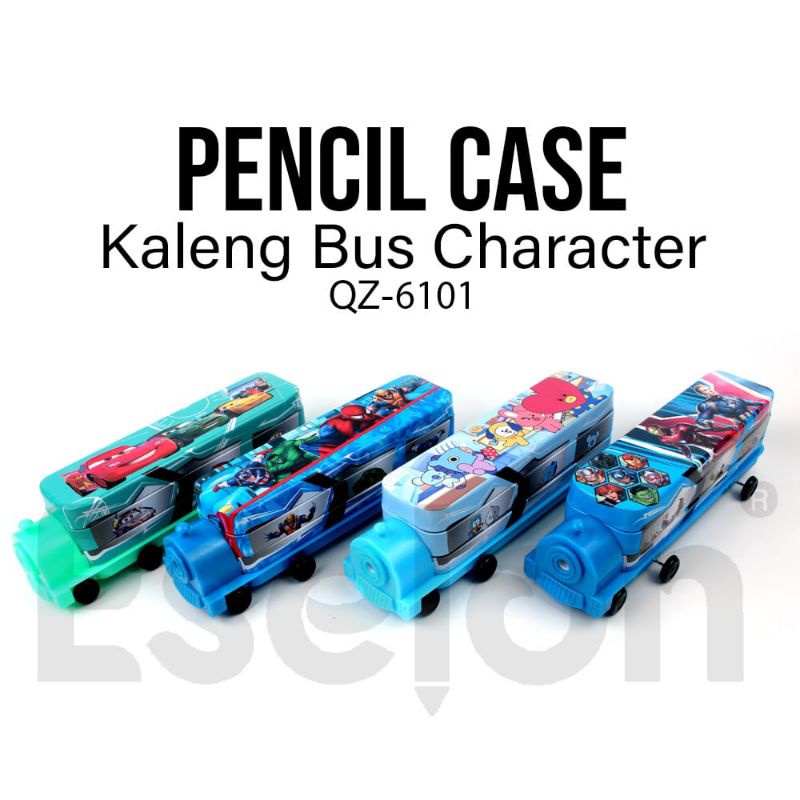 

((DIAN)) BT21 TEMPAT PENSIL EL KERETA API DAN BUS TEPAK PENSIL N