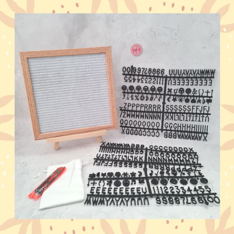 

[READY] LETTER BOARD WHITE PUTIH PAPAN HURUF PAPAN NAMA BAYI BABYBORN