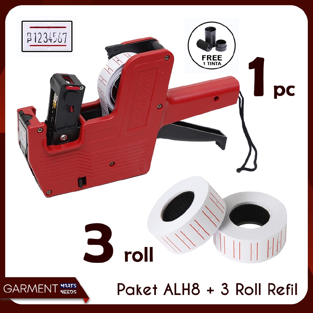 

ALAT LABEL HARGA PRICE LABELLER M5500 & 3 ROLL