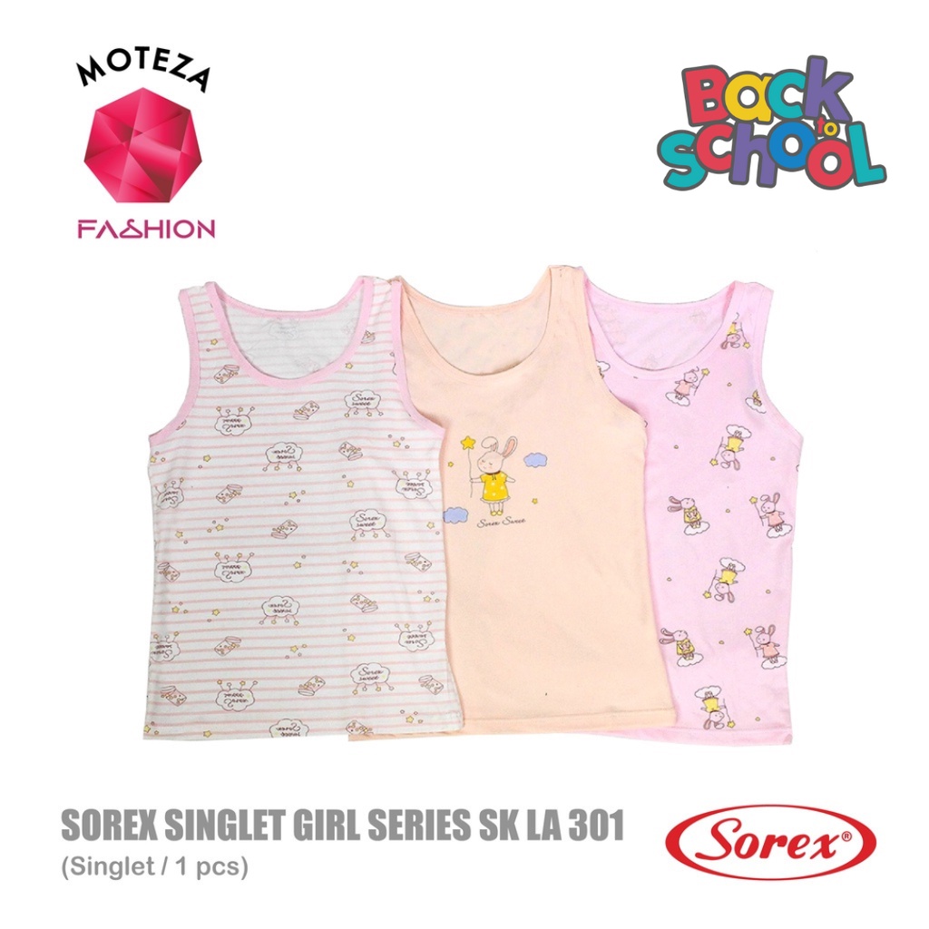 Sorex Singlet Anak Perempuan Girls Series LA 301 - Uk M-XL