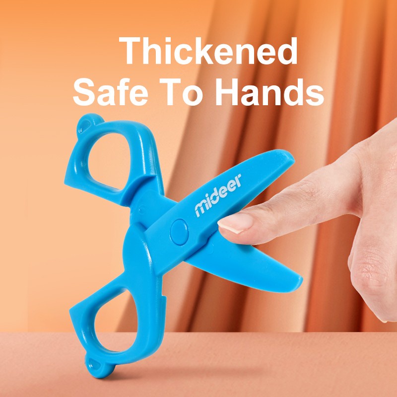 

MIDEER KIDS SAFETY PLASTIC SCISS GUNTING PLASTIK ANAK ANAK KECIL 3+