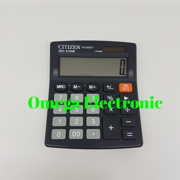 Original Citizen Calculator Sdc-810Nr - Kalkulator Meja Sdc 810 Nr