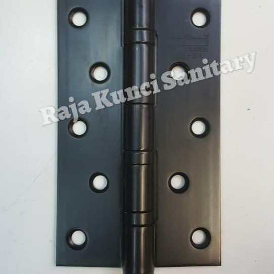 Engsel Dekson Hitam 5"X3"X3Mmx4Bb.Engsel Dekson 5" Stainless Sus 304