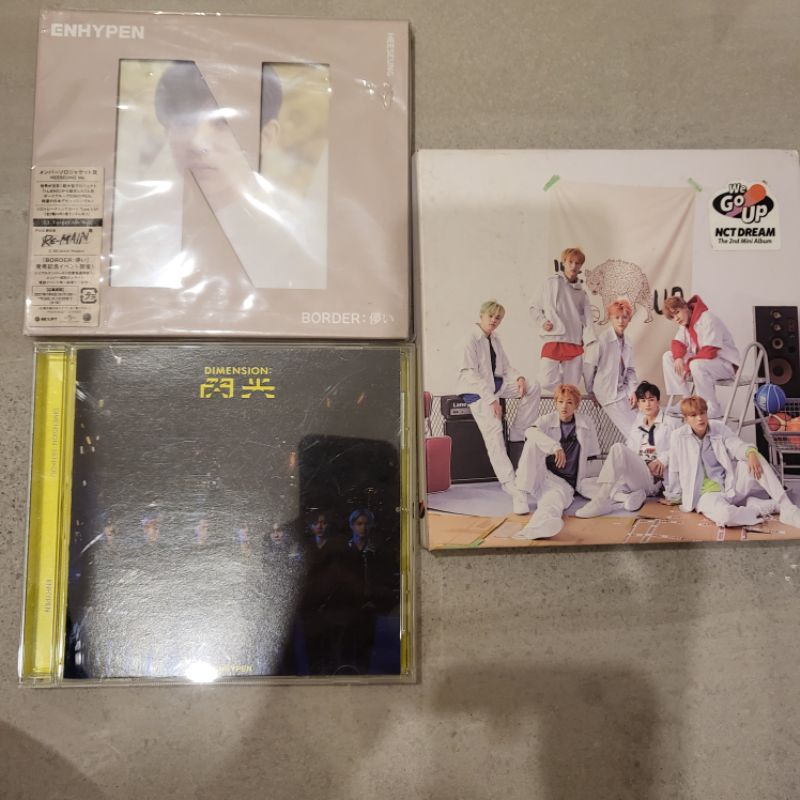 Album Jewel Case Unsealed Only Fullset Enhypen Senkou weverse japan wvj NCT Dream We go up