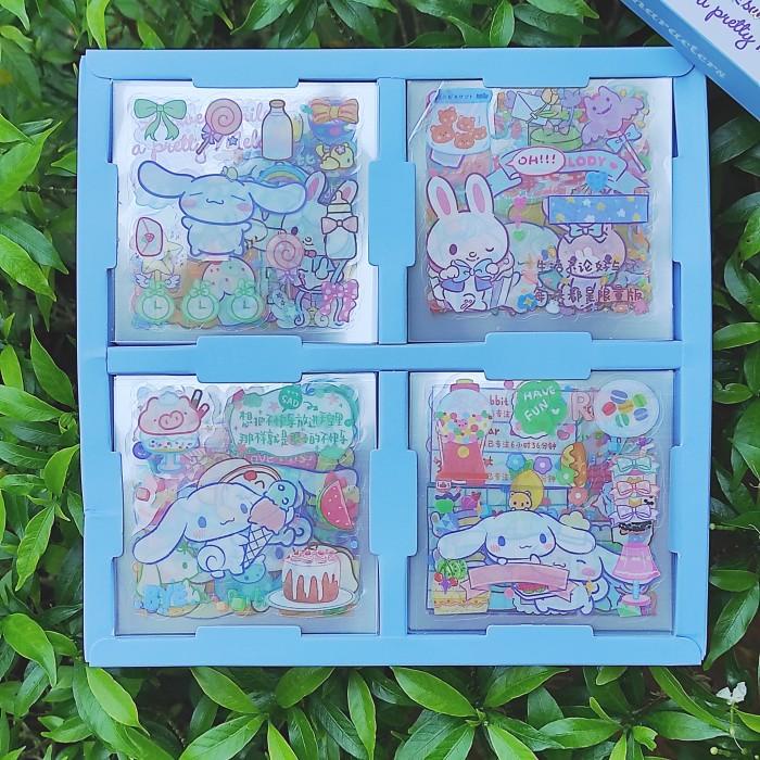 

Penjolo Stiker Dekorasi Scrapbook 7X7Cm 32 Lembar+Box Karakter Sanrio Cinnamon