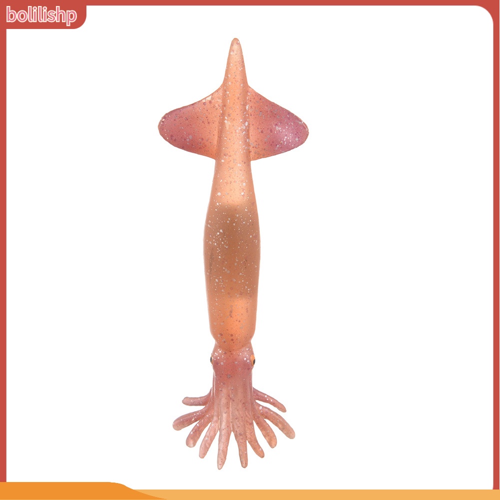 &lt;Bolilishp&gt; High Simulation Shrimp Squid Ocean Animal Model Figurine Table Decor Kids Toy