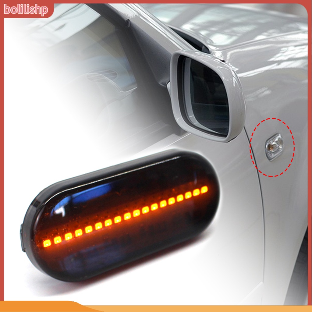 &lt;Bolilishp&gt; 2pcs Lampu Sein Led 1j0 949 117 Warna Hitam Untuk Vw Golf 4 Jetta Mk4 Passat B5