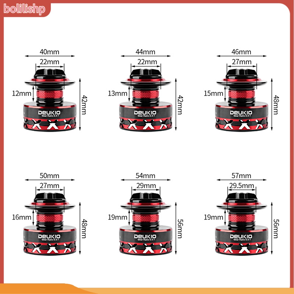 [Bolilishp] spinning Reel High Speed Ratio Metal Line Cup Profesional Fishing Tackle Universal Lure Reel Pancing Garis Roda Perlengkapan Memancing