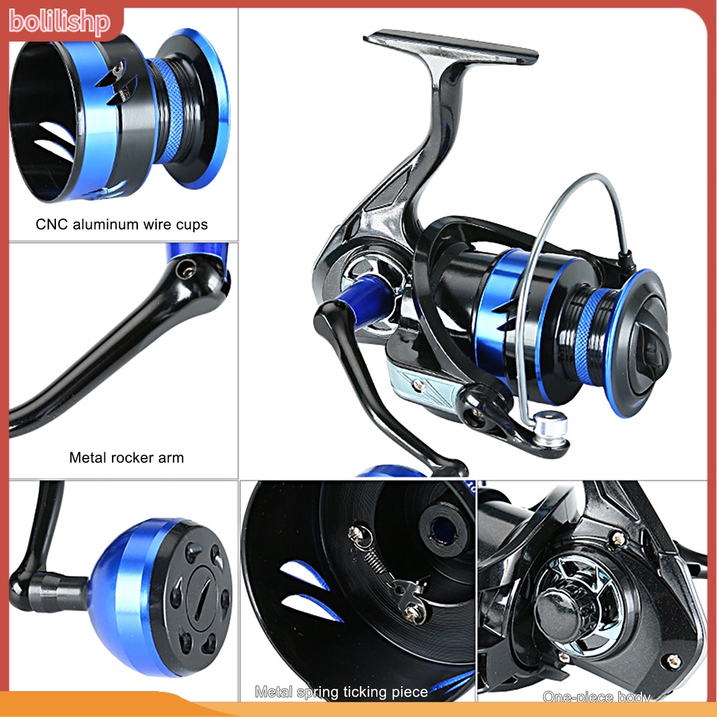 [Bolilishp] fishing Reel Rem Kokoh CNC Bola Pengolah Gagang Umpan Casting Lure Explosion Proof Gulungan Panjang Untuk Outdoor