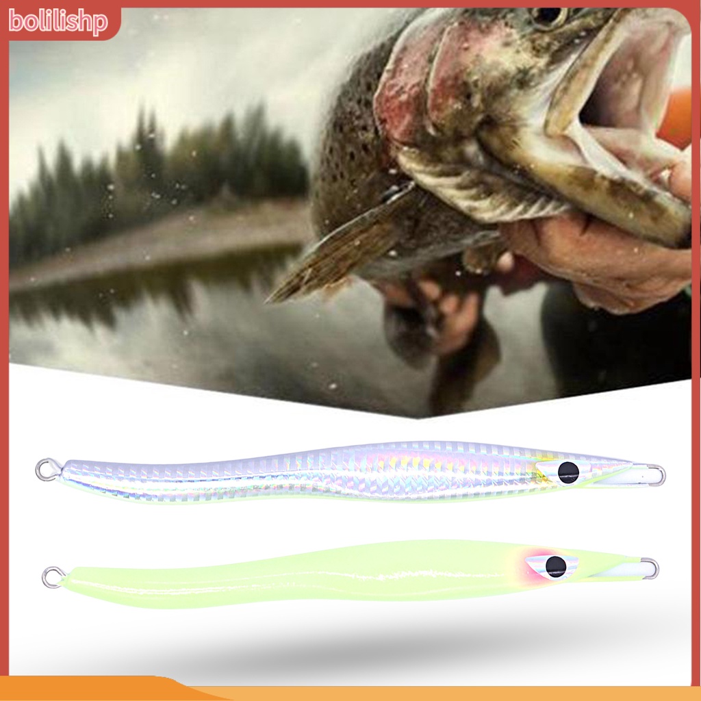 [Bolilishp] 100g/150g Umpan Pancing Reflektif Simulasi Tinggi Warna Cerah Efek Bercahaya Prop Umpan Buatan Untuk Air Laut