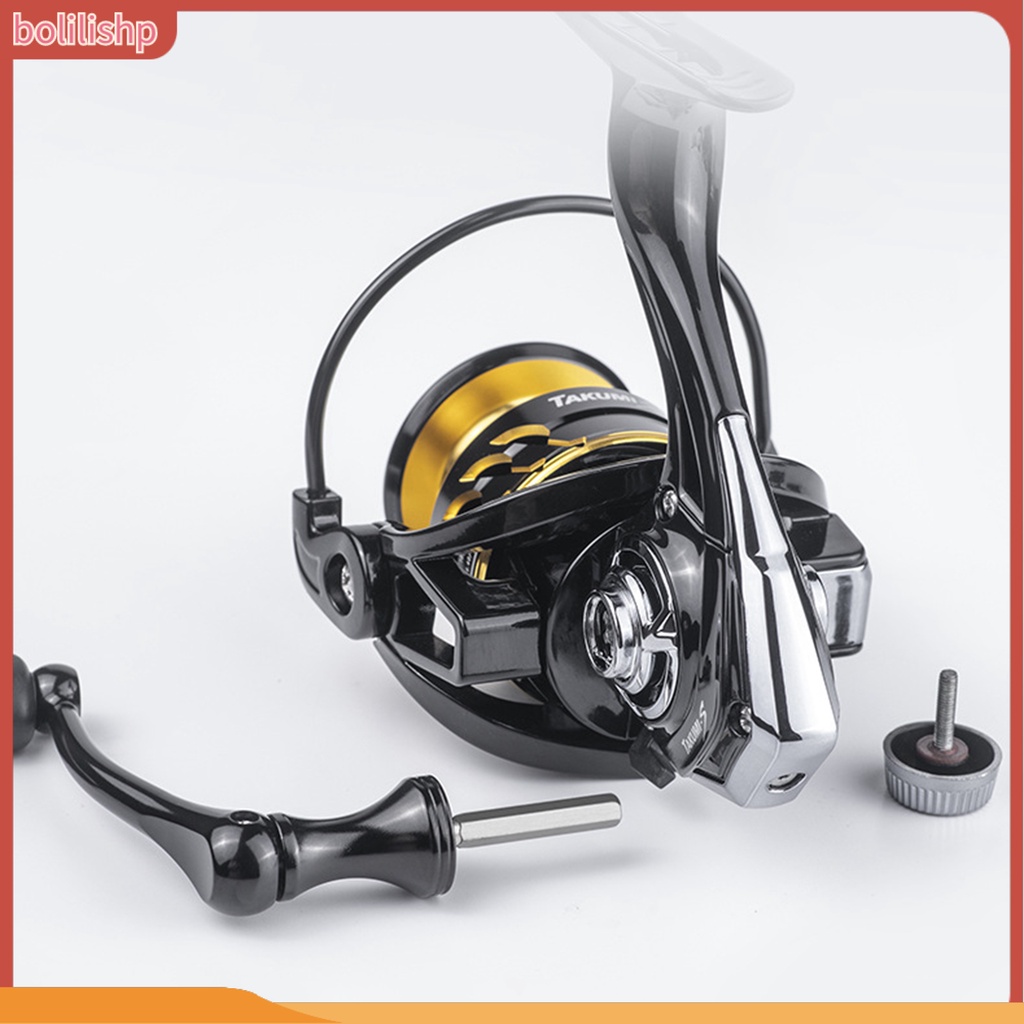 [Bolilishp] lure Spinning Reel Adjustable Rasio Kecepatan Tinggi 5.2: 1gagang Ganda Kiri Kanan Memancing Roda Berputar Fishing Tackle