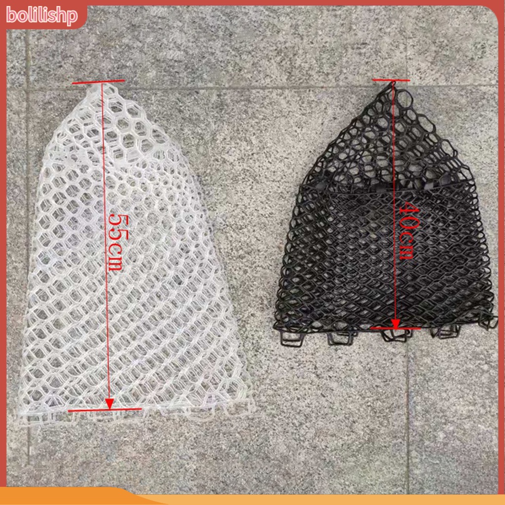 &lt;Bolilishp&gt; Multifunction Rubber Fish Net Wearproof Sturdy Fishing Dip Net Ergonomic for Fishing