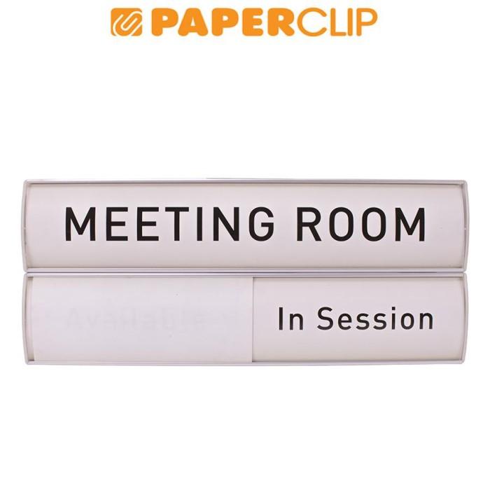 

Penjolo Sign Label Meeting Room Ukuran 28X6Cm 2 Row