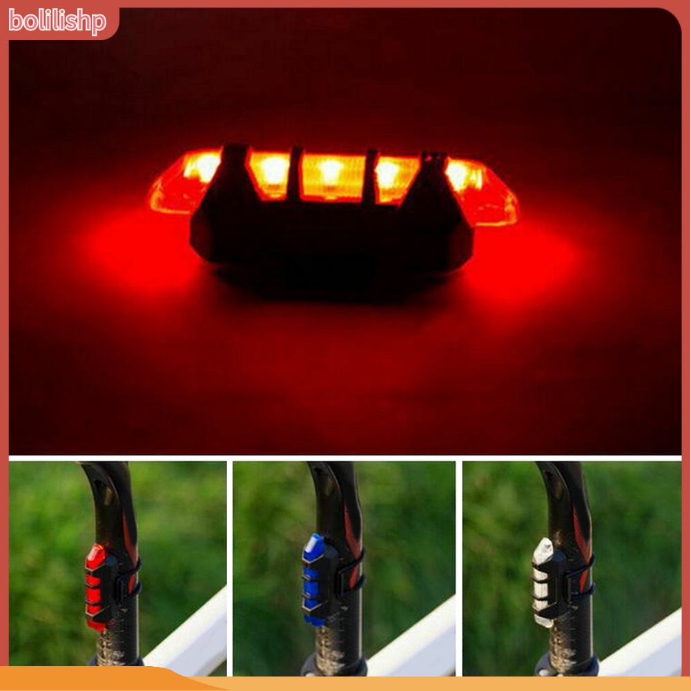 &lt;Bolilishp&gt; Lampu Belakang Sepeda Mtb Usb Rechargeable