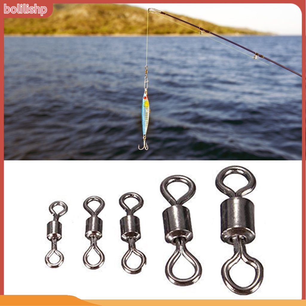 &lt;Bolilishp&gt; 100 Pcs Kili-Kili Pancing Heavy Duty Bahan Tembaga Alloy