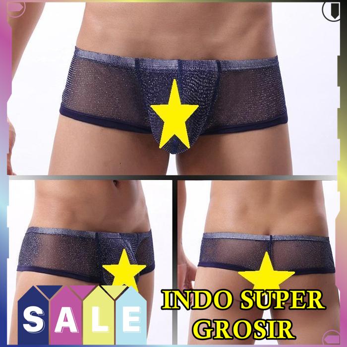 BOXER PRIA TRANSPARENT CELANA DALAM BOXER THONG PRIA BOXER PRIA DEWASA / BOXER PRIA SEXY  PRIA TRANS