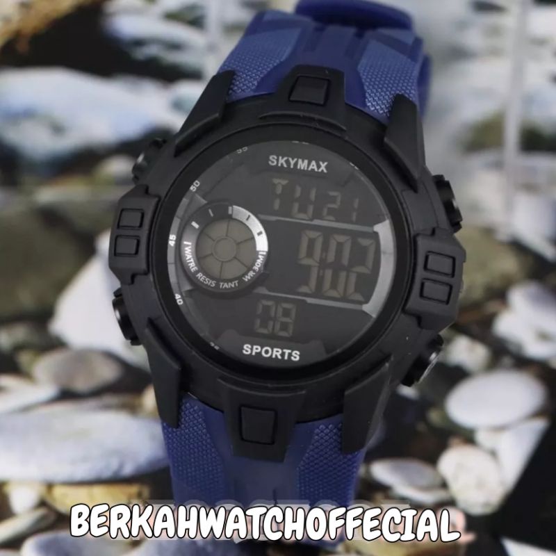 JAM TANGAN ORIGINAL SKYMAX 2024 WATERPROOF BISA DIPAKAI RENANG