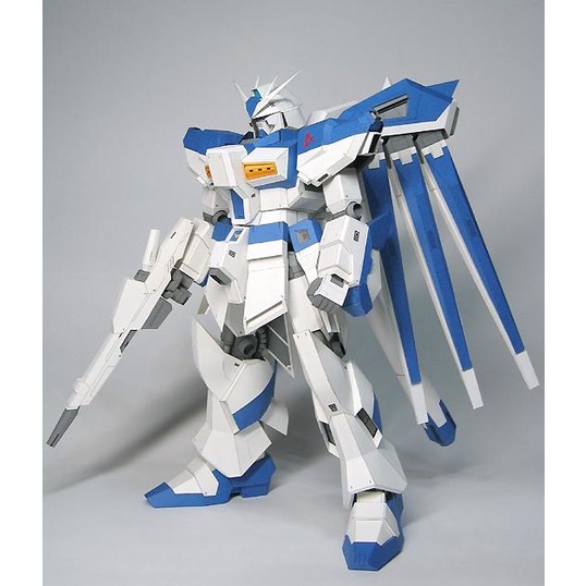 DIY Papercraft Kertas Pola Gundam RX-93-V2 Hi-v Gundam