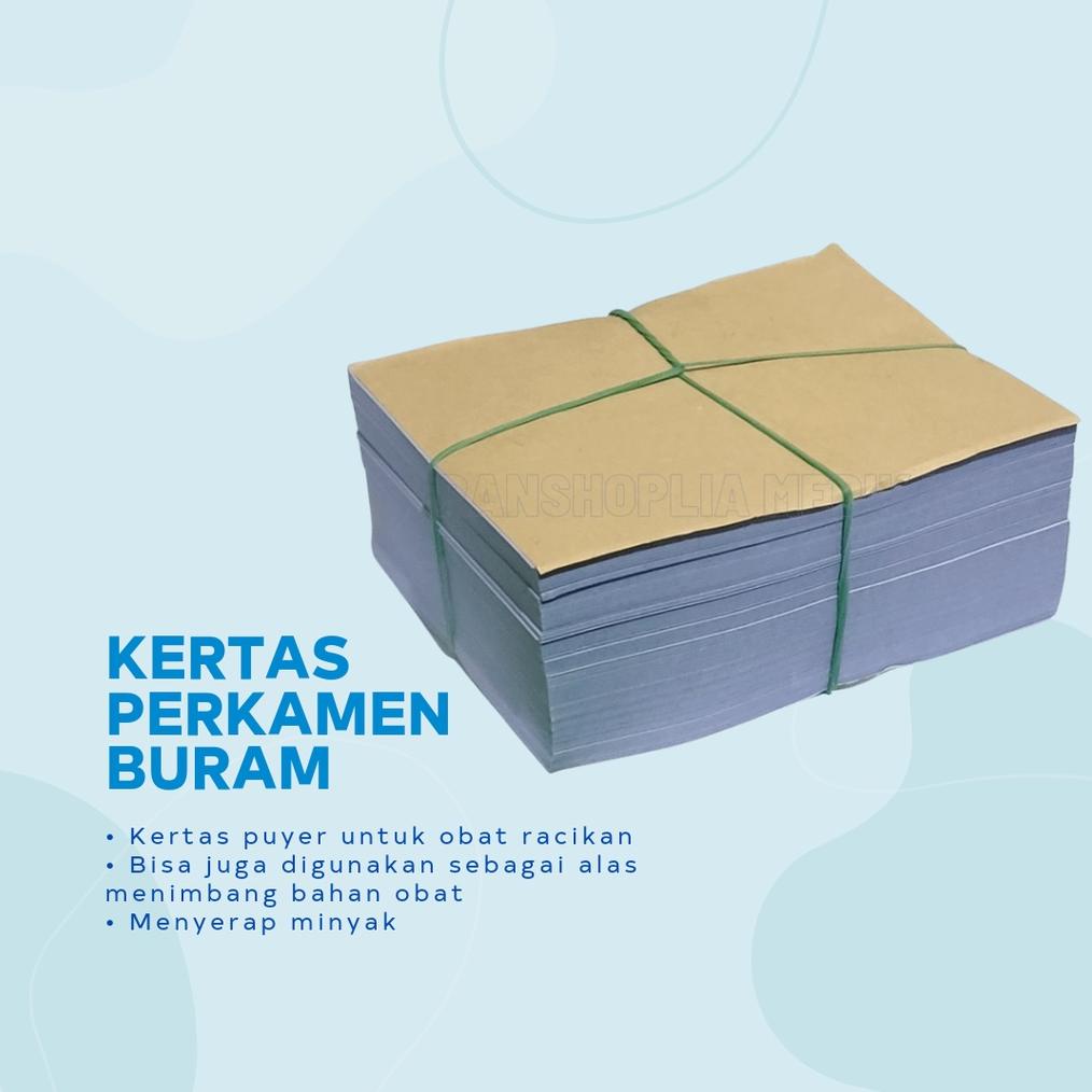 New Kertas Perkamen Buram 1 Pack Atau Kertas Puyer 1 Pack - Warna Buram