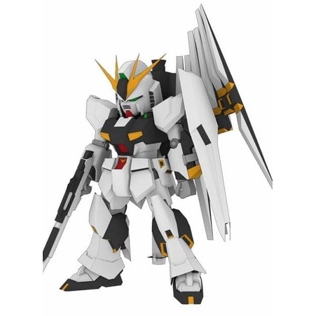 DIY Papercraft SD Gundam RX-93 Papercraft Kertas BC