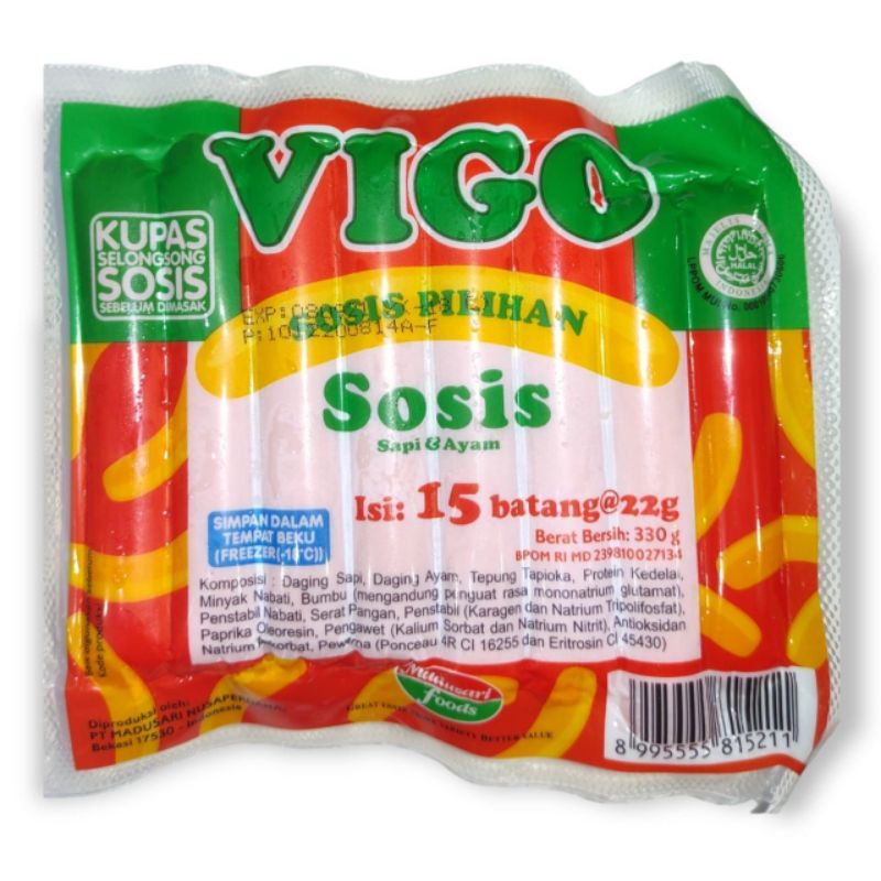 

Sosis Vigo 15pcs 100% HALAL
