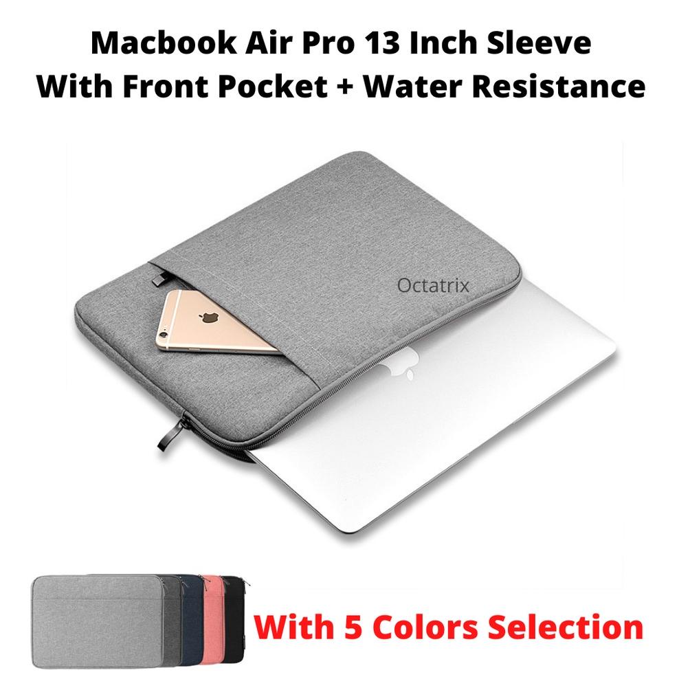 New Tas Laptop Slim Premium Canvas Anti Air13 Inch Untuk Macbook / Tas Sleeve Macbook Waterproof For