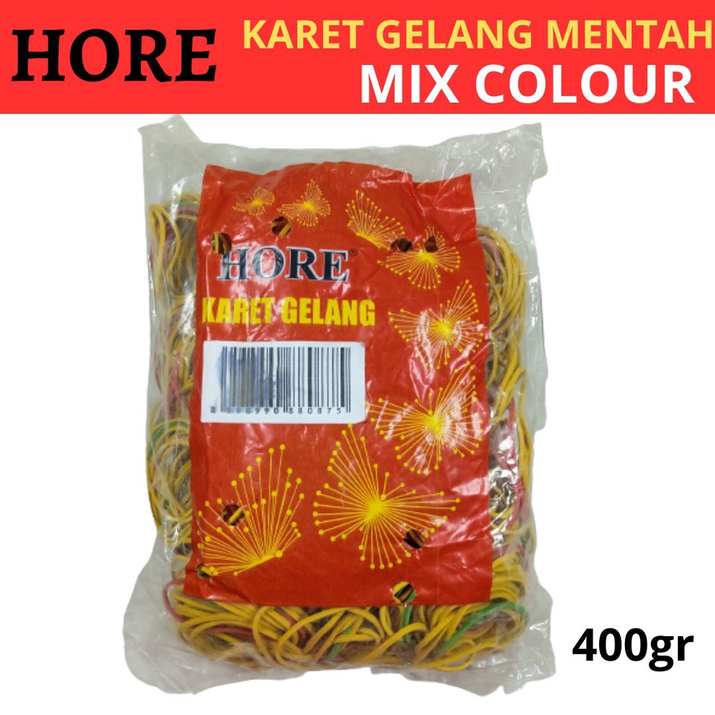 Karet Gelang Mentah 400 gr HORE