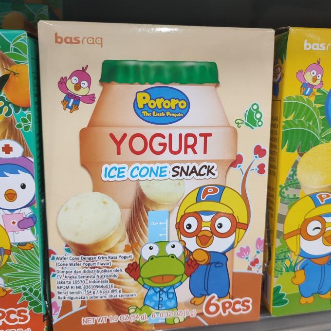 

((((()paling dicari] PORORO BING BING ICE CONE YOGHURT 54 GR 6 PCS