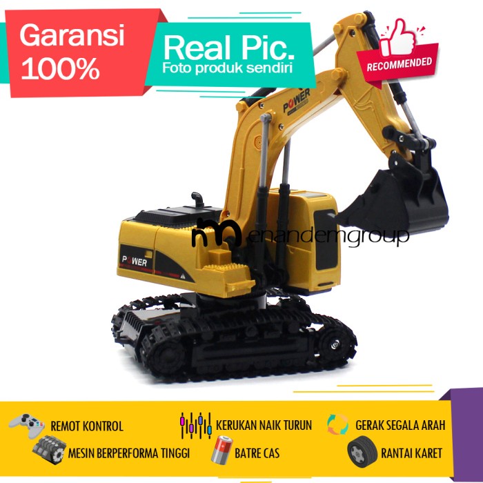 Mainan Mobil Remot Kontrol Rc Beko Excavator Truk Model