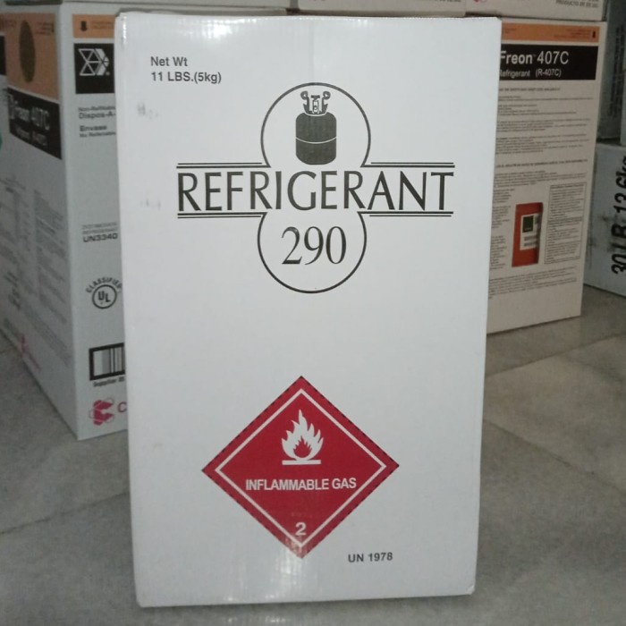 Cooling Freon R290 Refrigrant 5Kg