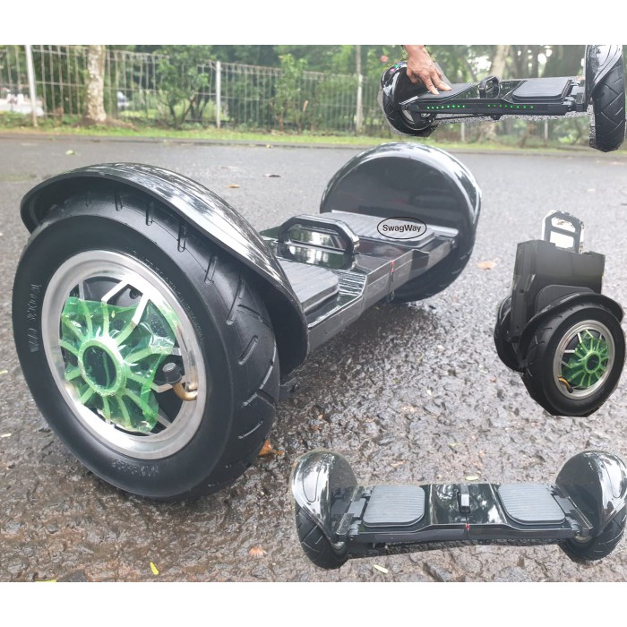 Terlaris Hoverboard Lipat Foldable Smart Balance Wheel 10 Inch Dengan Pegangan