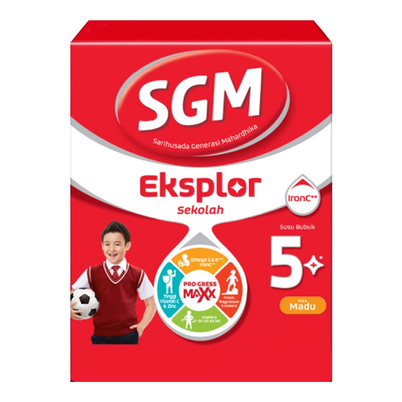 Promo Harga SGM Eksplor 5+ Susu Pertumbuhan Madu 900 gr - Shopee