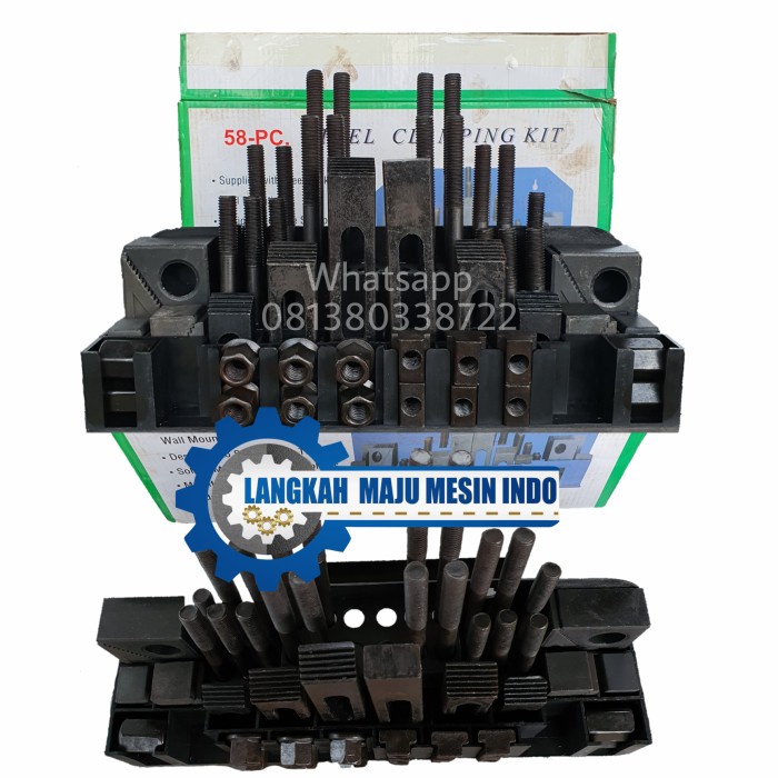 Clamping Kit m12 / Clamp Kit Set m12 / Klem Kit m12 58pc