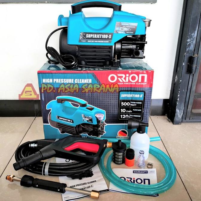 Mesin Steam Super Jet Cleaner 100S Orion Set / Alat Cuci Mobil Motor