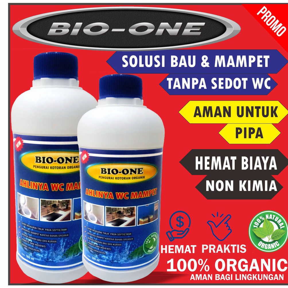 QWF-68 BIO ONE penguras wc obat septic tank anti sumbat mampet kuras kamar mandi 893&