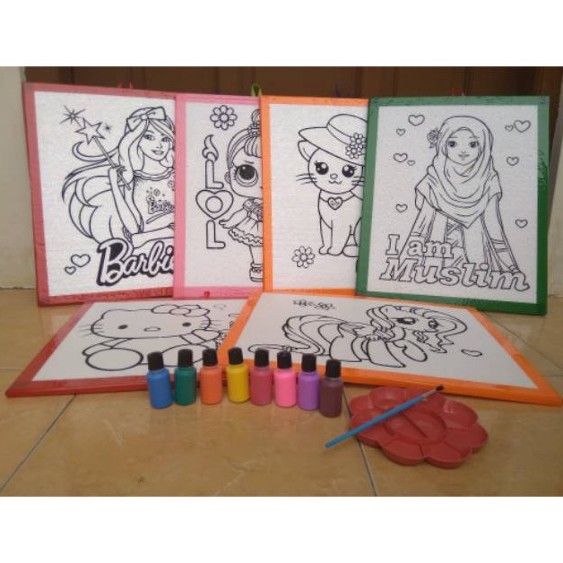

Dijual murah paket lukis sterofoam double 61