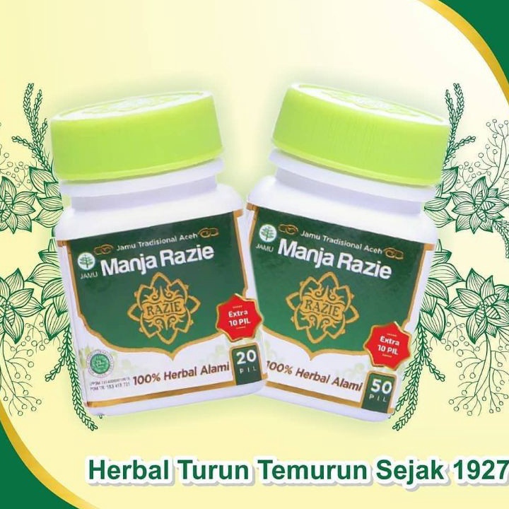 [KODE 99LST] Manja majakani Razie Aceh  isi 60 butir 100% Original 