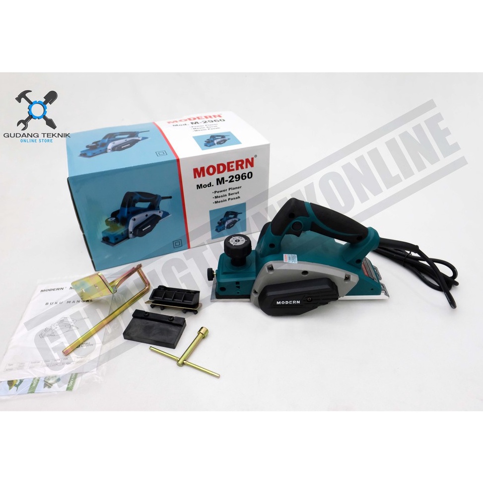 Terkini￣Modern M-2960 / Planer Modern M 2960 Mesin Pasah Modern M2960 Serut Kayu Ketam Sugu Modern 2