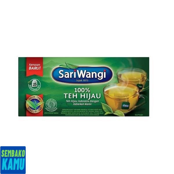 

Sariwangi green Tea Tea Bag 25 pcs