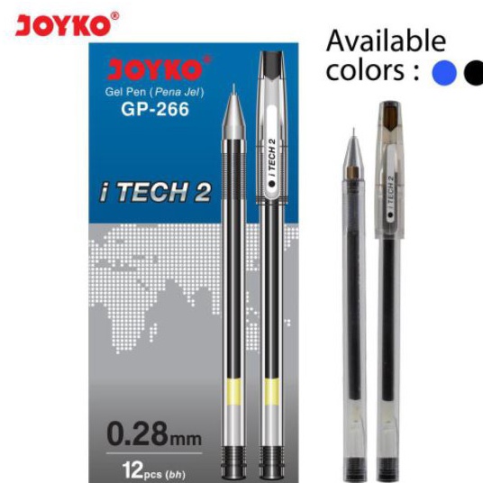 

ORIGINAL% PEN PULPEN Hi TECH JOYKO 0.28mm GP 266 / HITECH JOYKO [LUSIN -12 PCS]